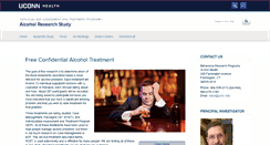 Desktop Screenshot of alcoholtreatment.uchc.edu